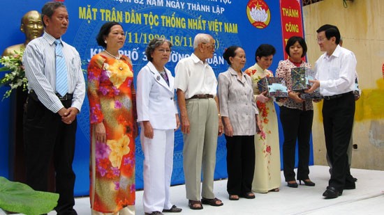 President Truong Tan Sang attends the national unity festival  - ảnh 1